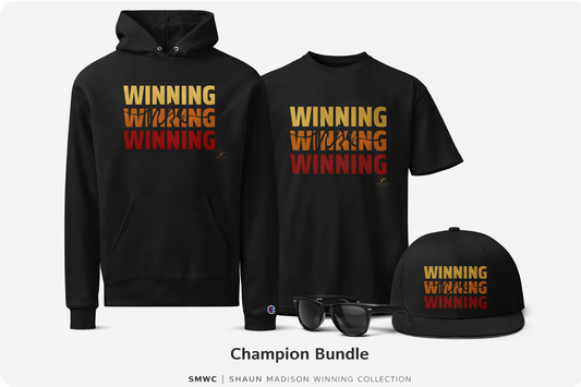 Champion| Luxury Hoodie, Tee & Hat Set – SMWC