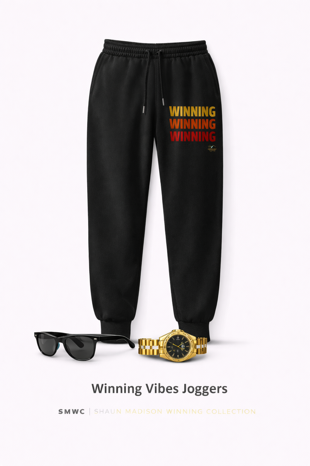 Winning Vibes Joggers | Luxury Motivational Jogger Pants–SMWC
