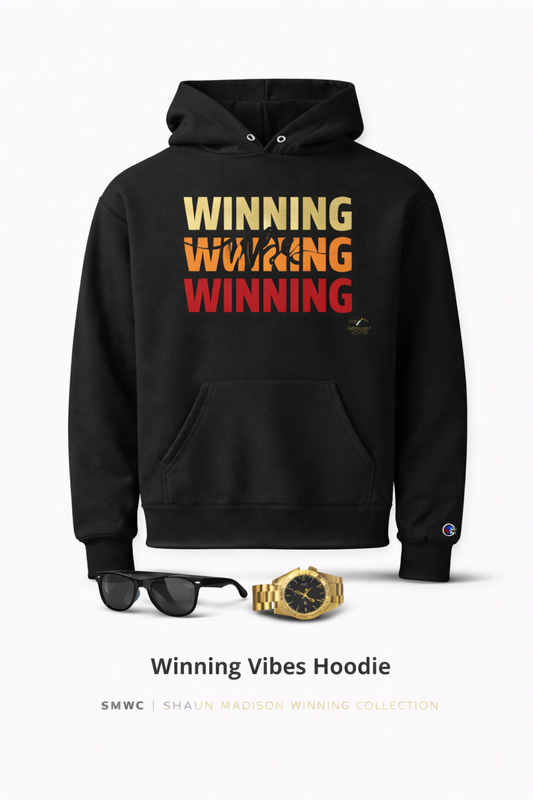 Winning Vibes Hoodie | Luxury Motivational Streetwear – SMWC