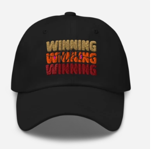Winning Vibes Embroidered Hat | Luxury Motivational Streetwear – SMWC